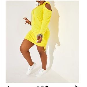 Ashley Stewart Yellow Kelly Dress